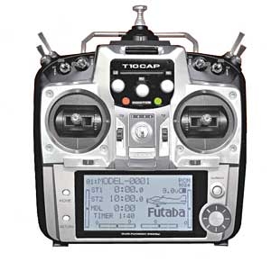 FF-10 (T10C) R6014HS 2,4 GHz + FASST-Empf&auml;nger R 6014 FS 2,4 GHz, Sendera., Schalterkabel