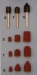 Schleifkappenträger, Schaft-Ø 3 mm, spitz, 10 x 15 mm