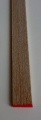 Balsa-Endleisten, rot, 3 x 10 mm, 1 m lang