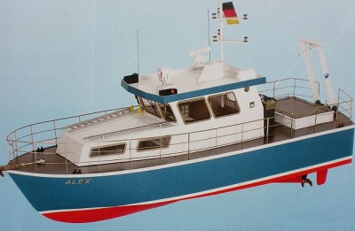 Alex Mehrzweckboot (Länge ca. 72 cm)  - vorrätig 1.5.25 -