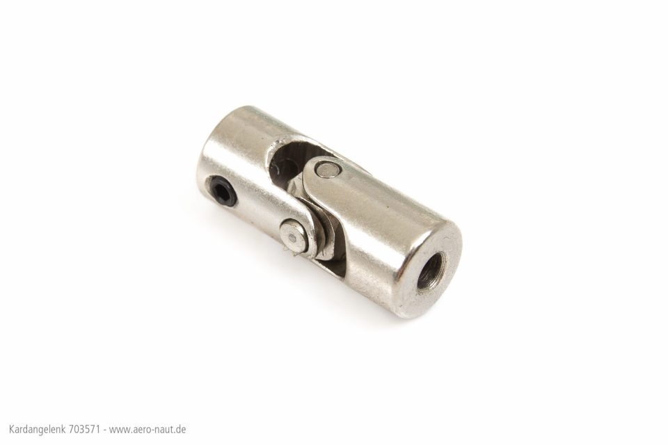 Kardan-Kupplung für Wellen-Ø 4,0 / 4.0 mm. mit Feststellschr