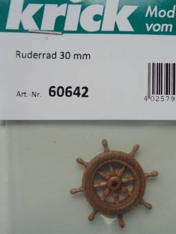 Ruderrad 30 mm  - Holz -