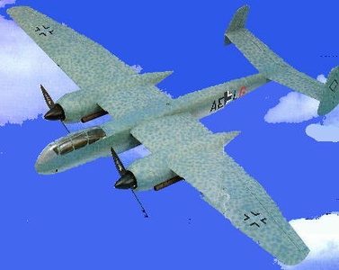 HEINKEL He 219 Uhu, Spannweite 140 cm