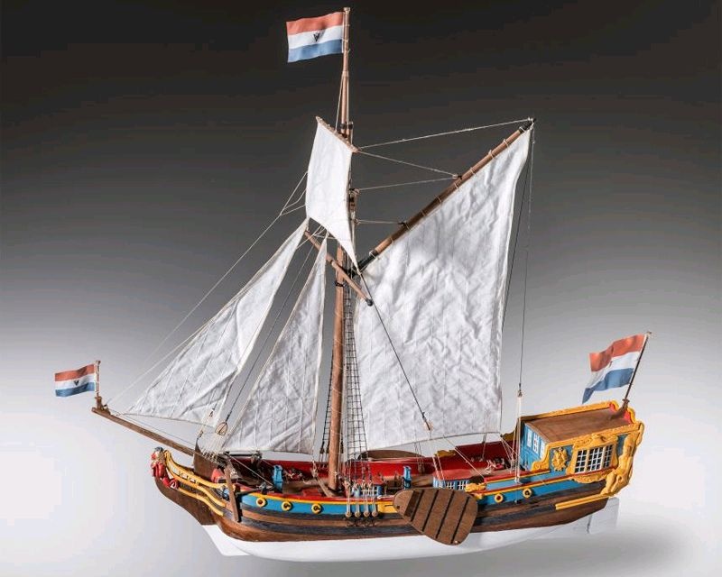 Dutch Statenjacht  1:48  Baukasten, Länge ca. 50 cm