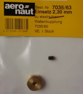 Sechskant-Welleneinsatz, Ø 2,30 mm, 1 Stück