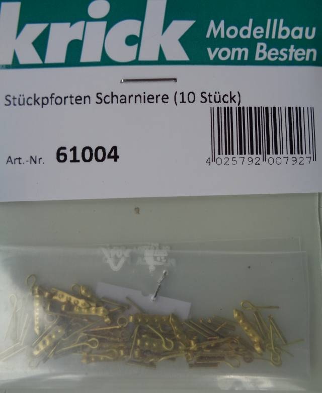 Stückpforten Scharniere (10 Stück)