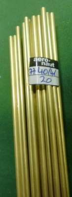 Messingrohr  4.0/3,1 mm, Länge 1 m, 1 Stück