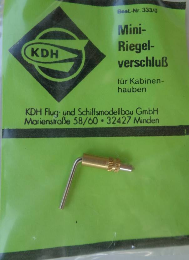 Mini-Riegelverschluß aus Metall zum Einkleben (2x vorrätig/1