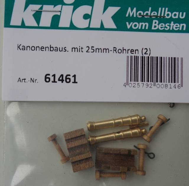 Kanonenbausatz mit 25mm-Rohren
