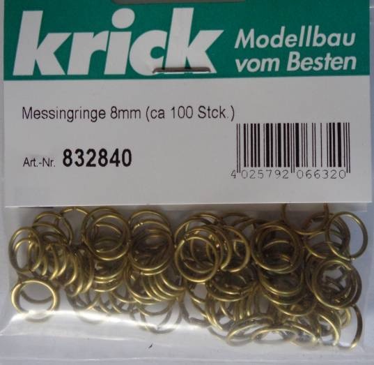 Unterlegscheiben, messing, Ø 4 mm, Bohrung 1,8mm,Stärke0,3 - Faber Modellbau