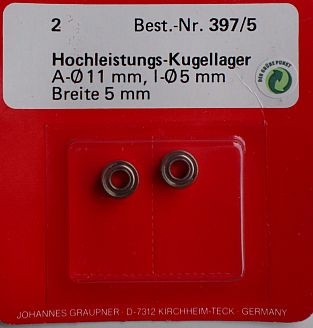 Hochleistungs-Kugellager, 2 Stück (Sonderpreis)