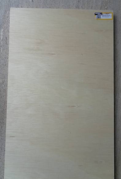 Helling-Baubrett aus Balsasperrholz,ca.400 x 1200 x 25  mm,