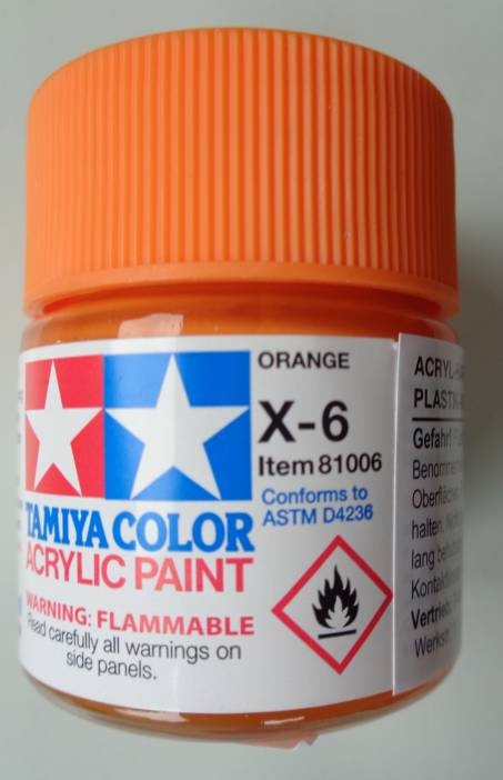 X -6 ORANGE glõnzend 23 ml