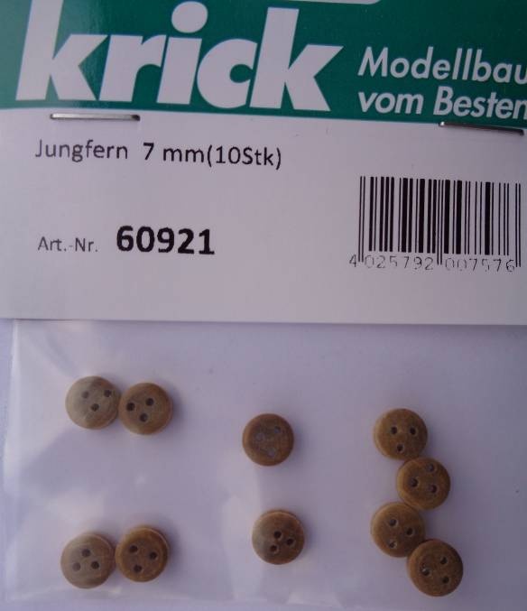 Jungfern  7 mm(10 Stück)