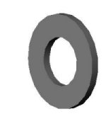 Pass-Scheibe 3X6X0,5        2