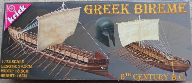 Griechische Bireme  1:72 Baukasten  -Standmodell - (39,50cm)