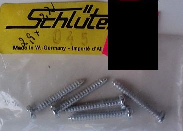 Blechschr. 2,9 x 22 mm, 10 Stück