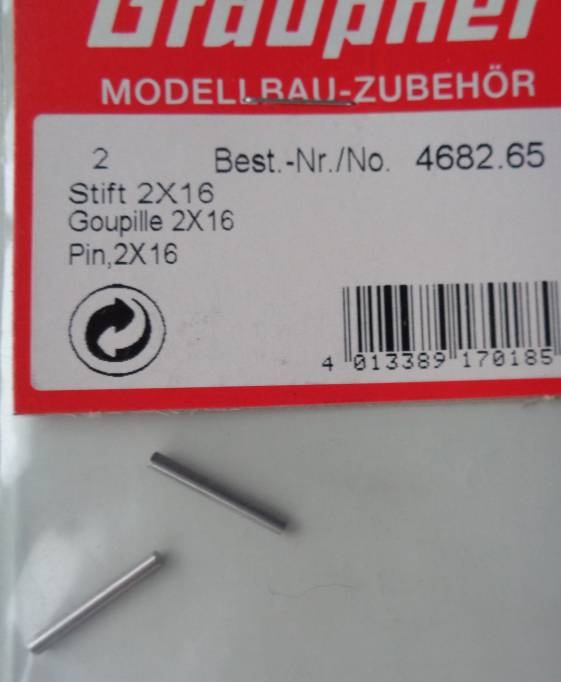 Stift 2x16