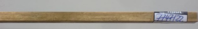 Messing -U-Profile  8x8,  1 m lang