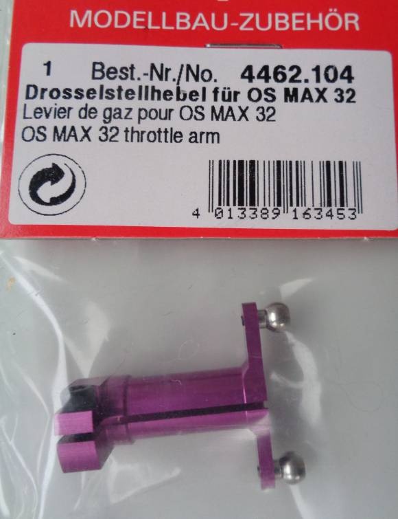 Drosselstellhebel für OS MAX