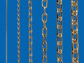 Ankerkette ohne Steg 1,5 x5,7x8,7 mm,  5 m lang