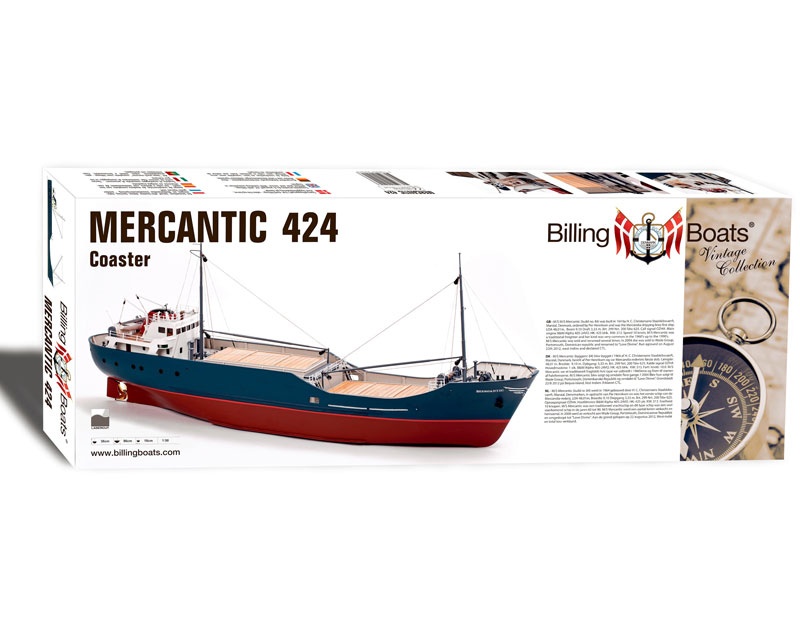 M/S Mercantic 1:50 RC-Baukasten, Länge 96 cm,  -NEU-