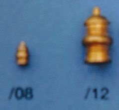 Dampferlaterne, Messing, 8 mm hoch, 5 Stück