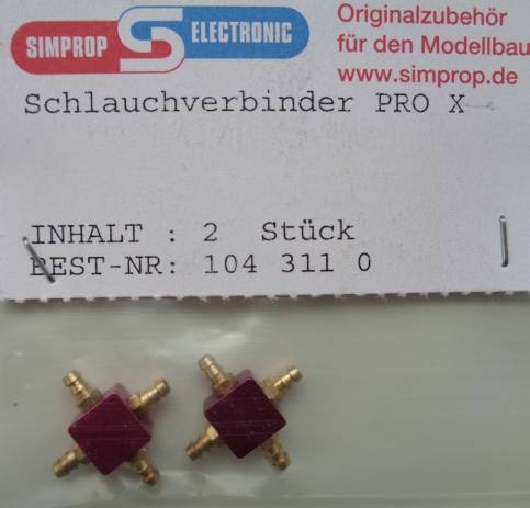 Schlauchverbinder PRO X-Verbinder, 2 Stück