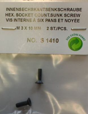 Innen-Senkschr.M3X10  2Stk