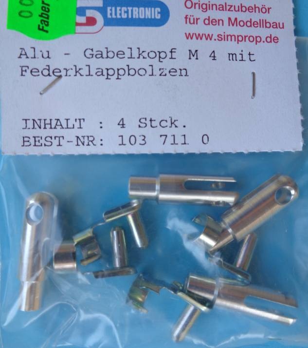 ALU-GABELKOPF M 4