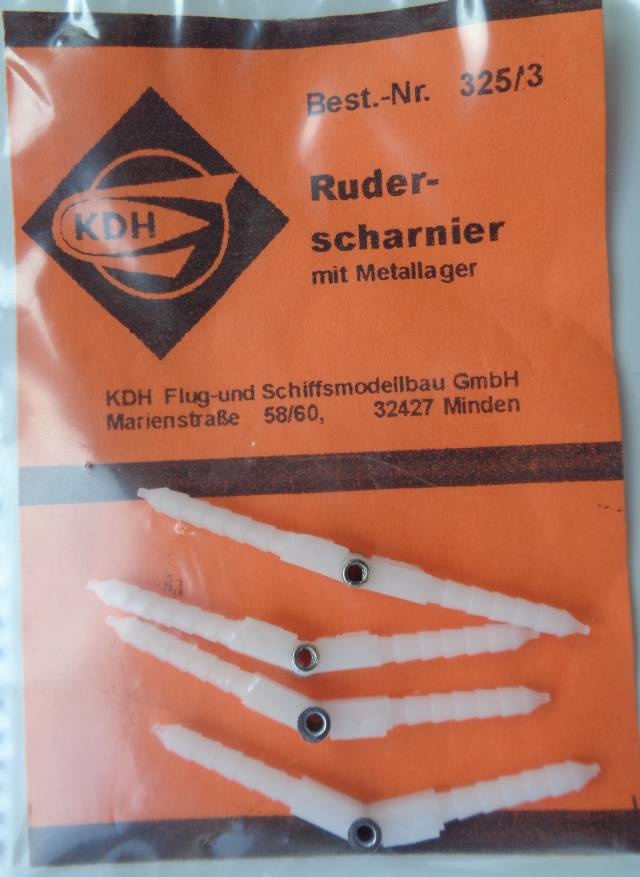 KDH Ruderscharnier 50 mm 4 Stück 325/3 Nr KDH Ruderscharnier 50 mm 4 Stück 325/3 Nr