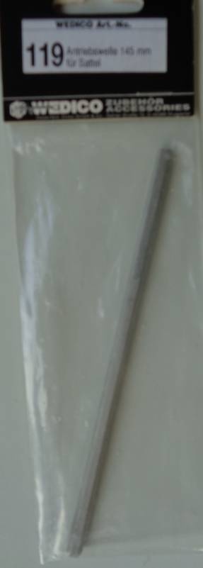 Antriebswelle 145 mm (Sattel)