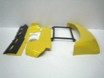 SCANIA Dachspoiler und Windleitbleche, CR 19, weiß