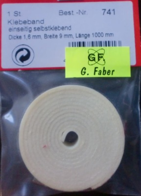 Doppelseitiges Klebebd., 38mm