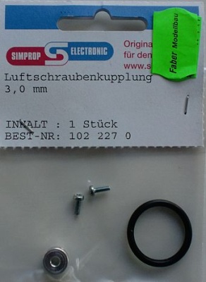 Luftschraubenkupplung 3mm GWS