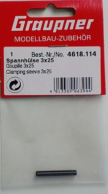 Spannhülse 3x25