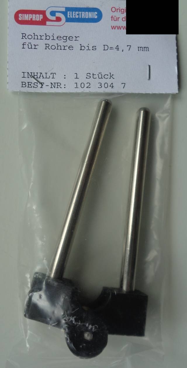 Rohrbieger für Rohre bis Ø 4,7 mm