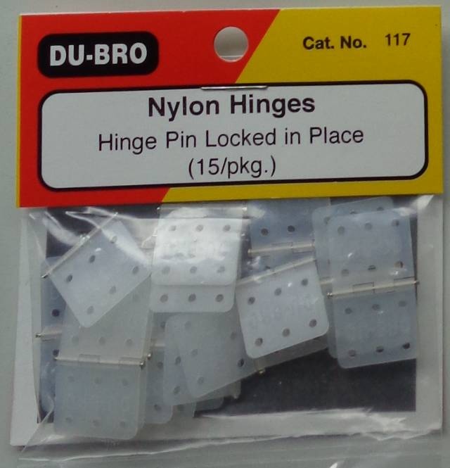 Nylon Scharniere, Breite 16 mm, Länge 28 mm, 12 Stück
