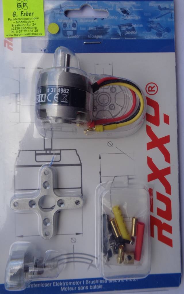 ROXXY BL Outrunner 3530/14  - 2 x  vorätig 1.4.25  -