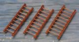 Niedergang 12 x 60 mm, Treppen aus Holz montiert
