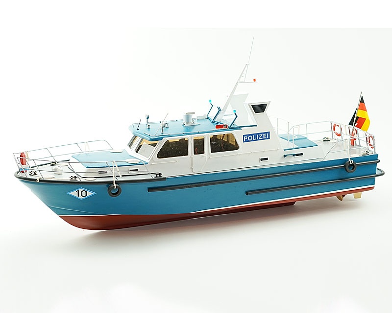 WSP-10 Passau Polizeiboot RC-Baukasten, Länge 77 cm