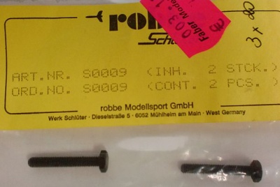 Sechskantschrauben M 3 x 20  2Stk