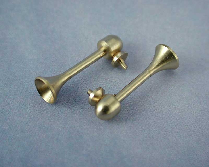 Signalhorn Metall 6 x 20 mm, 2 Stück