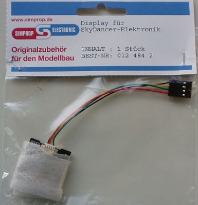 Ersatzteil:  Display für SkyDancer-Elektronik