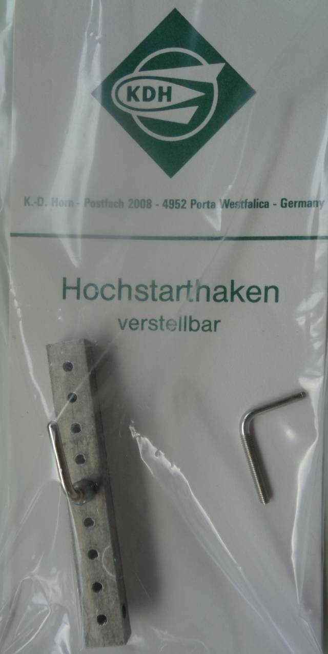 Hochstarthaken, verstellbar - 2 x vorrätig /1.8.23 -