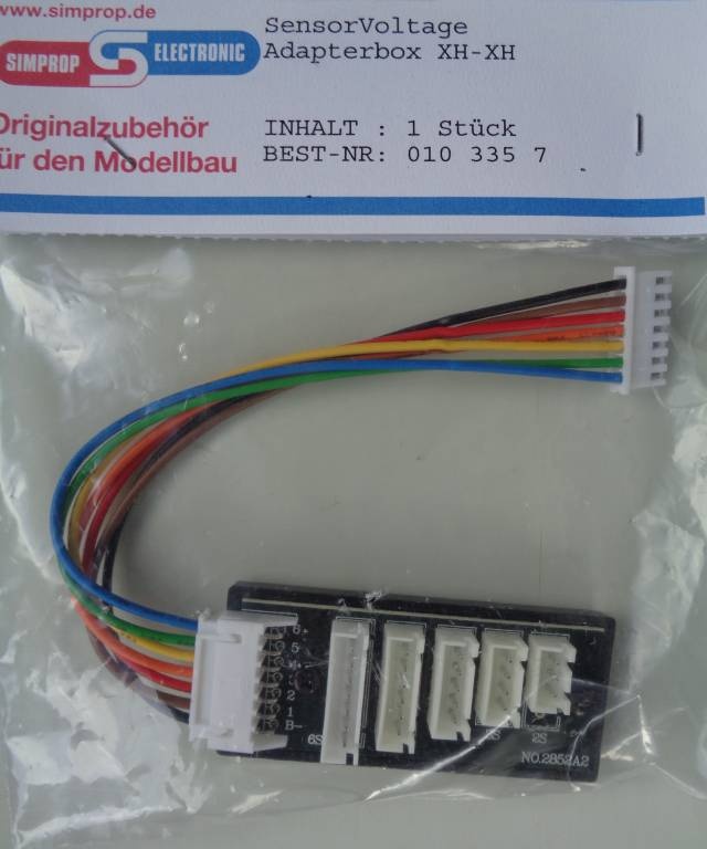 SensorVoltage Adapterbox XH-XH