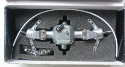 Wedico-Sperrdifferential Metall  2 : 1, für  Vorderachse