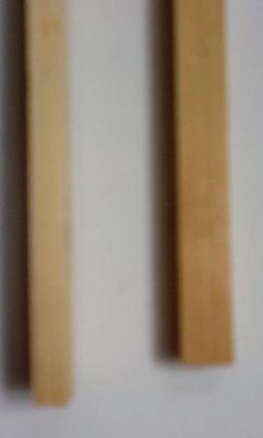 Kiefernleisten  5x8 mm, 1 Stück