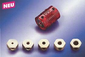 Stegkupplung kpl. 3,17 auf4mm