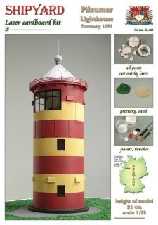 Leuchtturm Pilsumer Laser Kartonbausatz